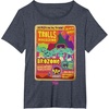 image:imageDreamWorks Trolls Band Together Brozone Magazine Cover TShirtHeather Blue