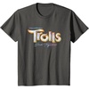 image:imageDreamWorks Trolls Band Together Movie Logo TShirtAsphalt Grey