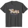 image:imageDreamWorks Trolls Band Together Movie Logo TShirtDark Heather Grey