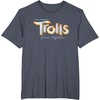 image:imageDreamWorks Trolls Band Together Movie Logo TShirtHeather Blue