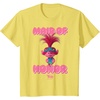 image:imageDreamWorks Trolls Band Together Poppy Made of Honor TShirtLemon Yellow