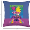 image:imageDreamWorks Trolls Band Together Poppy and Viva Sisters Throw Pillow16x16