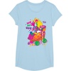 image:imageDreamWorks Trolls Band Together Poppy and Viva UnisexAdults Kids TShirt Black Classic Fit Short Sleeve TShirtBaby Blue