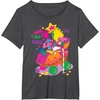 image:imageDreamWorks Trolls Band Together Poppy and Viva UnisexAdults Kids TShirt Black Classic Fit Short Sleeve TShirtDark Heather Grey