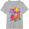 image:imageDreamWorks Trolls Band Together Poppy and Viva UnisexAdults Kids TShirt Black Classic Fit Short Sleeve TShirtHeather Grey