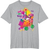 image:imageDreamWorks Trolls Band Together Poppy and Viva UnisexAdults Kids TShirt Black Classic Fit Short Sleeve TShirtHeather Grey
