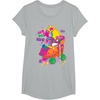 image:imageDreamWorks Trolls Band Together Poppy and Viva UnisexAdults Kids TShirt Black Classic Fit Short Sleeve TShirtHeather Grey