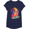 image:imageDreamWorks Trolls Band Together Poppy and Viva UnisexAdults Kids TShirt Black Classic Fit Short Sleeve TShirtNavy Blue