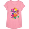 image:imageDreamWorks Trolls Band Together Poppy and Viva UnisexAdults Kids TShirt Black Classic Fit Short Sleeve TShirtPink