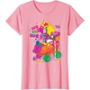 image:imageDreamWorks Trolls Band Together Poppy and Viva UnisexAdults Kids TShirt Black Classic Fit Short Sleeve TShirtPink