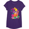 image:imageDreamWorks Trolls Band Together Poppy and Viva UnisexAdults Kids TShirt Black Classic Fit Short Sleeve TShirtPurple