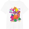 image:imageDreamWorks Trolls Band Together Poppy and Viva UnisexAdults Kids TShirt Black Classic Fit Short Sleeve TShirtWhite