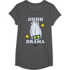 image:imageDreamWorks Trolls Band Together Tiny Diamond Oh Drama TShirtAsphalt Grey