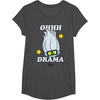 image:imageDreamWorks Trolls Band Together Tiny Diamond Oh Drama TShirtDark Heather Grey