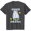 image:imageDreamWorks Trolls Band Together Tiny Diamond Oh Drama TShirtDark Heather Grey