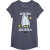 image:imageDreamWorks Trolls Band Together Tiny Diamond Oh Drama TShirtHeather Blue