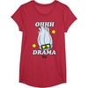 image:imageDreamWorks Trolls Band Together Tiny Diamond Oh Drama TShirtRed Heather