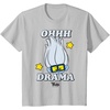 image:imageDreamWorks Trolls Band Together Tiny Diamond Oh Drama TShirtSilver Grey