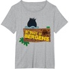 image:imageDreamWorks Trolls Beware of Bergens Branch TShirtHeather Grey
