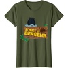 image:imageDreamWorks Trolls Beware of Bergens Branch TShirtOlive Green
