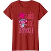 image:imageDreamWorks Trolls Born to Sparkle TShirtCranberry Red