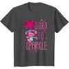 image:imageDreamWorks Trolls Born to Sparkle TShirtDark Heather Grey