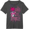 image:imageDreamWorks Trolls Born to Sparkle TShirtDark Heather Grey