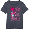 image:imageDreamWorks Trolls Born to Sparkle TShirtHeather Blue