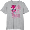 image:imageDreamWorks Trolls Born to Sparkle TShirtHeather Grey