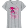 image:imageDreamWorks Trolls Born to Sparkle TShirtHeather Grey