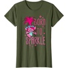 image:imageDreamWorks Trolls Born to Sparkle TShirtOlive Green