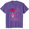 image:imageDreamWorks Trolls Born to Sparkle TShirtPurple Heather