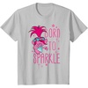 image:imageDreamWorks Trolls Born to Sparkle TShirtSilver Grey