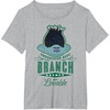 image:imageDreamWorks Trolls Branch Grumpy But Lovable TShirtHeather Grey