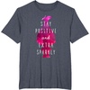 image:imageDreamWorks Trolls Extra Sparkly TShirtHeather Blue