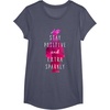 image:imageDreamWorks Trolls Extra Sparkly TShirtHeather Blue