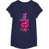 image:imageDreamWorks Trolls Extra Sparkly TShirtNavy Blue