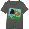 image:imageDreamWorks Trolls Go Away Grumpy Branch TShirtAsphalt Grey