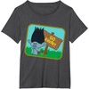 image:imageDreamWorks Trolls Go Away Grumpy Branch TShirtDark Heather Grey