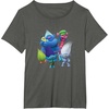 image:imageDreamWorks Trolls Happy Group TShirtAsphalt Grey