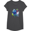 image:imageDreamWorks Trolls Happy Group TShirtDark Heather Grey