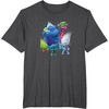 image:imageDreamWorks Trolls Happy Group TShirtDark Heather Grey
