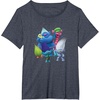 image:imageDreamWorks Trolls Happy Group TShirtHeather Blue