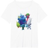 image:imageDreamWorks Trolls Happy Group TShirtWhite