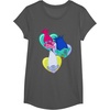 image:imageDreamWorks Trolls Hearts and Hearts TShirtAsphalt Grey