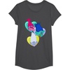 image:imageDreamWorks Trolls Hearts and Hearts TShirtDark Heather Grey