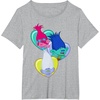 image:imageDreamWorks Trolls Hearts and Hearts TShirtHeather Grey