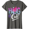 image:imageDreamWorks Trolls Hug It Out TShirtAsphalt Grey