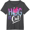 image:imageDreamWorks Trolls Hug It Out TShirtDark Heather Grey
