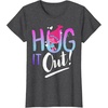 image:imageDreamWorks Trolls Hug It Out TShirtDark Heather Grey